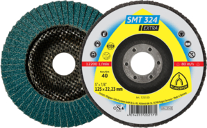 Klingspor SMT 324 Extra Zirconia Abrasive Mop Discs - Flat 115mm 40 Grit - 321645